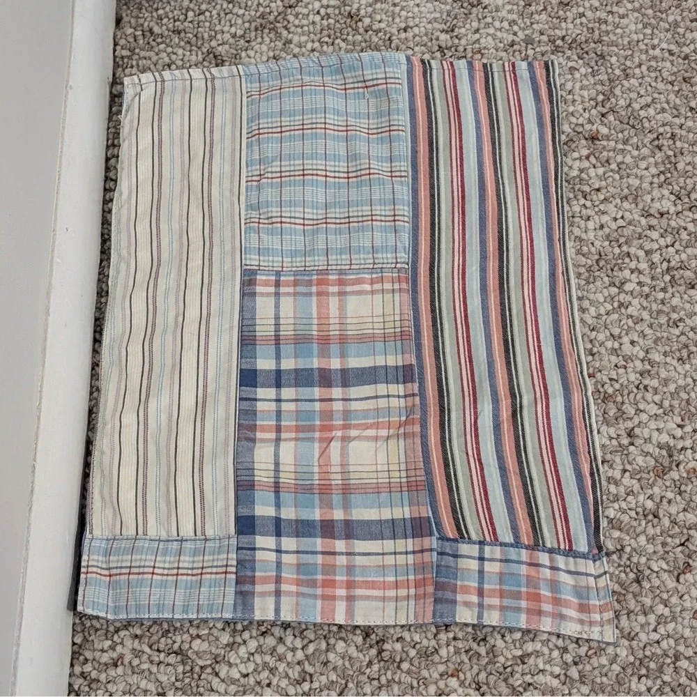 Handmade Patchwork Placemats‎ Set Of 4 Farmhouse Country Stripes Plaid 18 x 13